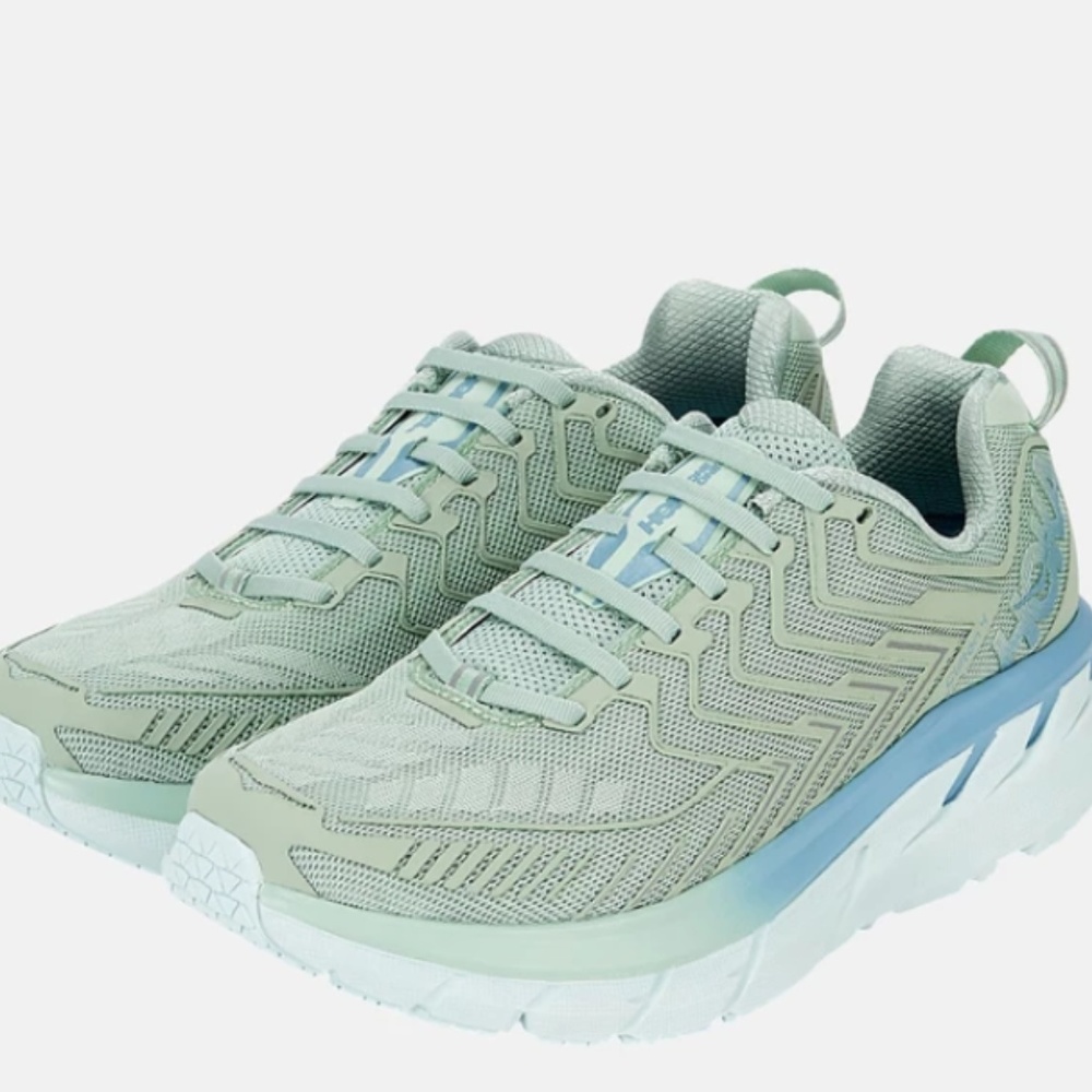 ISO OV Clifton Running Shoes-Mint Green (or Purple